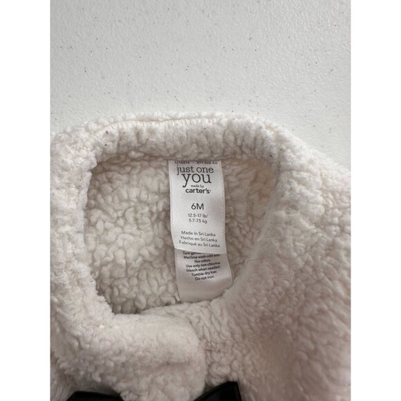 Carters Baby Girls 4-Piece Outfit Set Red Dress Bow Top White Vest Pants 6M - Picture 4 of 16